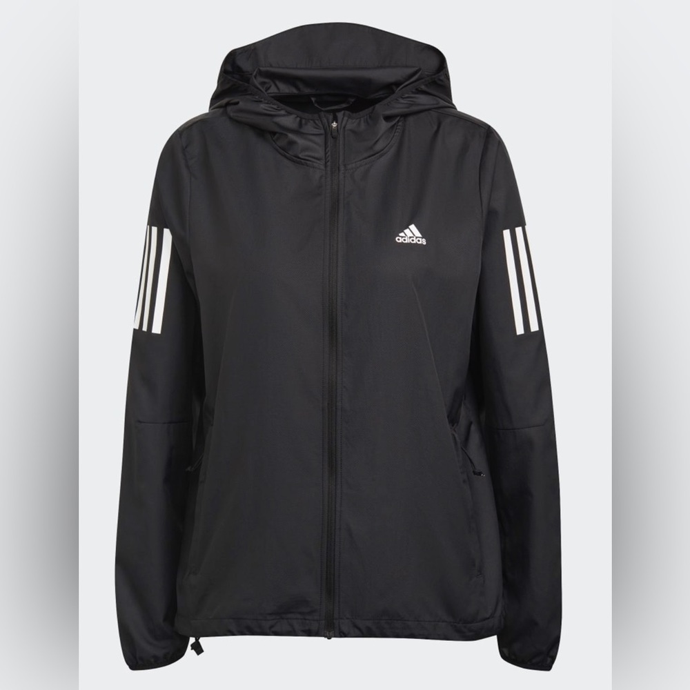 Adidas Own the Run Hooded Running Windbreaker Women's NWT